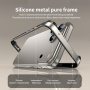 Предпазна рамка за iPhone 14 Pro Max / 15 Plus - оранжев