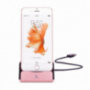 HOCO док станция с lightning конектор за Apple iPhone 7 / 7 Plus / 6S / 6S Plus / 6 / 6 Plus и iPhone 5 / 5S / 5C / iPod - розово-златна