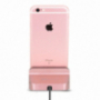 HOCO док станция с lightning конектор за Apple iPhone 7 / 7 Plus / 6S / 6S Plus / 6 / 6 Plus и iPhone 5 / 5S / 5C / iPod - розово-златна