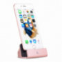 HOCO док станция с lightning конектор за Apple iPhone 7 / 7 Plus / 6S / 6S Plus / 6 / 6 Plus и iPhone 5 / 5S / 5C / iPod - розово-златна