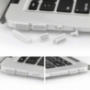 12в1 силиконови тапи против прах на порту за MacBook Pro Retina 13" / 15" и Air 11" / 13"-бели
