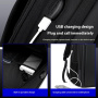 COOLBELL CB-8308 раница с външен USB порт и заключване на циповете за iPad / MacBook до 17" - черна