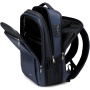 COOLBELL CB-8308 раница с външен USB порт и заключване на циповете за iPad / MacBook до 17" - тъмносиня