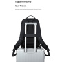 COOLBELL CB-8312 практична раница за iPad / MacBook до 16" - тъмносиня