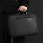 WEPOWER W-1331 2v1 раница и чанта с външен USB порт за iPad / MacBook до 16" - черен