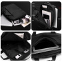 WEPOWER W-1331 2v1 раница и чанта с външен USB порт за iPad / MacBook до 16" - черен