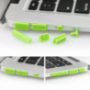 12в1 силиконови тапи против прах на порту за MacBook Pro Retina 13" / 15" и Air 11" / 13"-зелени