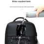 COOLBELL CB-8316 просторна раница с външен USB порт за iPad / MacBook до 16" - сива
