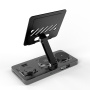 CYJ-268 4в1 безжична стойка с USB-C кабел и стойка за iPad за iPhone / Apple Watch / AirPods - 15W - черен