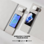 S1300 двустранна подложка за клавиатура и мишка с безжично зареждане за iPhone / AirPods - сива