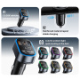 ESSAGER ES-F748 Bluetooth FM трансмитер за кола с портове USB-C / 2x USB-A - 35W - черен