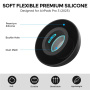 AhaStyle резервни силиконови тапички за AirPods Pro 3 - M - 2 бр. - черни