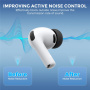 AhaStyle резервни силиконови тапички за AirPods Pro 3 - M - 2 бр. - черни