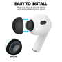 AhaStyle резервни силиконови тапички за AirPods Pro 3 - M - 2 бр. - черни