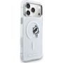 Karl Lagerfeld IML Choupette Peekaboo прозрачен калъф с MagSafe за iPhone 17 Pro Max - прозрачен