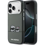 Karl Lagerfeld IML K&CH Heads Logo прозрачен калъф с MagSafe за iPhone 17 Pro Max - сив