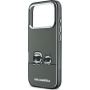Karl Lagerfeld IML K&CH Heads Logo прозрачен калъф с MagSafe за iPhone 17 Pro Max - сив