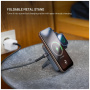 FIXED MagZen 5 безжични MagSafe външна батерия със зареждане за Apple Watch, стойка и USB-C порт - 5 000 mAh - сива