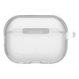 UNIQ Glase Pro Lock прозрачен калъф със закопчалка и карабинер за AirPods Pro 3 - прозрачен