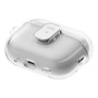 UNIQ Glase Pro Lock прозрачен калъф със закопчалка и карабинер за AirPods Pro 3 - прозрачен