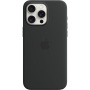 Оригинален Apple силиконов кейс с MagSafe за iPhone 15 Pro Max - черен