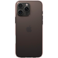 Spigen Прозрачен капак Crystal Flex за iPhone 16 Pro Max - розов