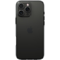 Spigen Прозрачен капак Crystal Flex за iPhone 16 Pro Max - сив