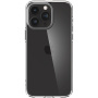 Spigen Crystal Hybrid прозрачен кейс за iPhone 15 Pro - прозрачен