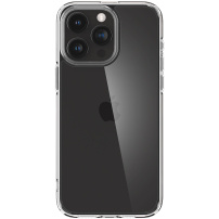 Spigen Crystal Hybrid прозрачен кейс за iPhone 15 Pro - прозрачен