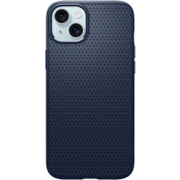 Spigen Liquid Air кейс за iPhone 15 - тъмносин