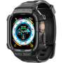 Spigen Rugged Armor Pro супер устойчив калъф с каишка за Apple Watch Ultra 49мм - черно