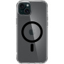 Spigen Ultra Hybrid MagFit прозрачен кейс с черен MagSafe за iPhone 15 - прозрачен