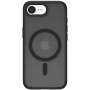 Spigen Ultra Hybrid матов прозрачен кейс с MagSafe за iPhone 16e / 17e - черен