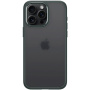 Spigen Ultra Hybrid Matte прозрачен матиран кейс за iPhone 15 Pro Max - тъмно зелен
