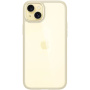Spigen Ultra Hybrid прозрачен кейс за iPhone 15 Plus - бежов