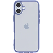 Spigen Ultra Hybrid прозрачен калъф с цветна рамка за iPhone 16 Plus - син