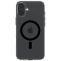 Spigen Ultra Hybrid прозрачен капак с черно MagSafe за iPhone 16 - прозрачен