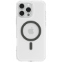 Spigen Ultra Hybrid Transparent Cover with Gray MagSafe за iPhone 16 Pro - Clear