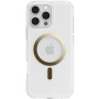 Spigen Ultra Hybrid Transparent Cover with Gold MagSafe за iPhone 16 Pro - Clear