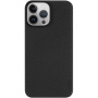 Tactical Aramid кейс с мотив на въглеродни влакна и MagSafe за iPhone 14 Pro - черен