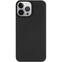 Tactical Aramid кейс с мотив на въглеродни влакна и MagSafe за iPhone 14 Pro - черен