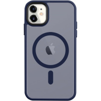 Tactical Hyperstealth прозрачен калъф с MagSafe за iPhone 11 - тъмносин
