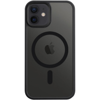 Tactical Hyperstealth прозрачен калъф с MagSafe за iPhone 12 / 12 Pro - тъмносив