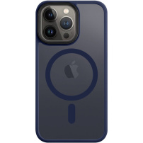 Tactical Hyperstealth прозрачен калъф с MagSafe за iPhone 13 Pro - тъмносин