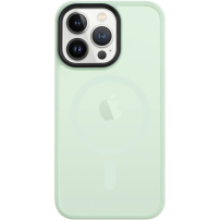 Tactical Hyperstealth прозрачен калъф с MagSafe за iPhone 13 Pro - зелен
