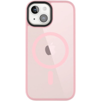 Tactical Hyperstealth прозрачен калъф с MagSafe за iPhone 15 - розов