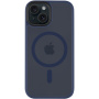 Tactical Hyperstealth прозрачен калъф с MagSafe за iPhone 15 - тъмносин