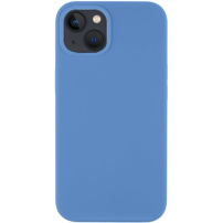 Tactical Velvet Smoothie Silicone Cover с MagSafe за iPhone 13 - син