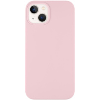 Tactical Силиконов калъф Velvet Smoothie с MagSafe за iPhone 13 mini - светло розов