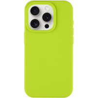 Tactical Силиконов калъф Velvet Smoothie с MagSafe за iPhone 15 Pro - Avocado
